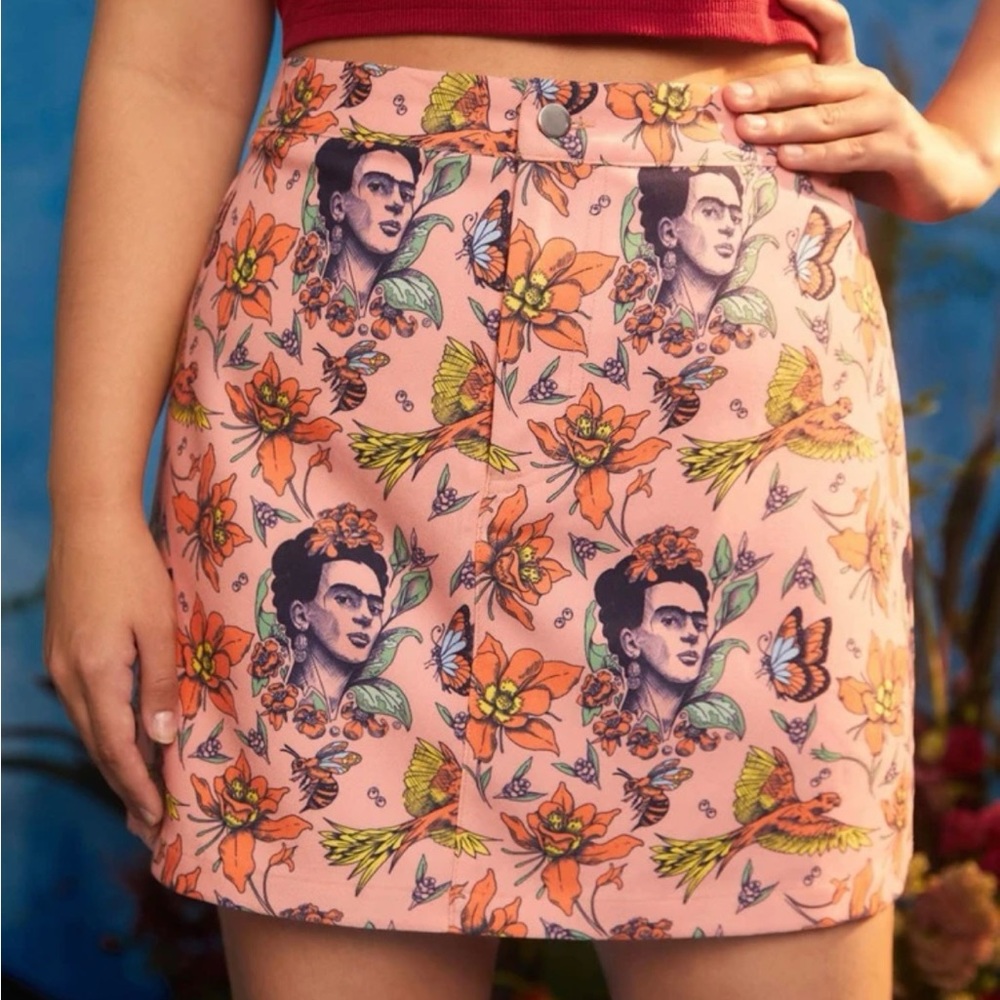 New! Frida Kahlo skirt size 12